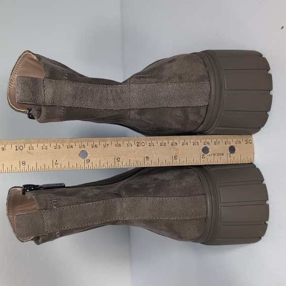 Blondo Prestly Waterproof Bootie Taupe Size 8.5 Side Zip Grey Tan - Picture 6 of 13